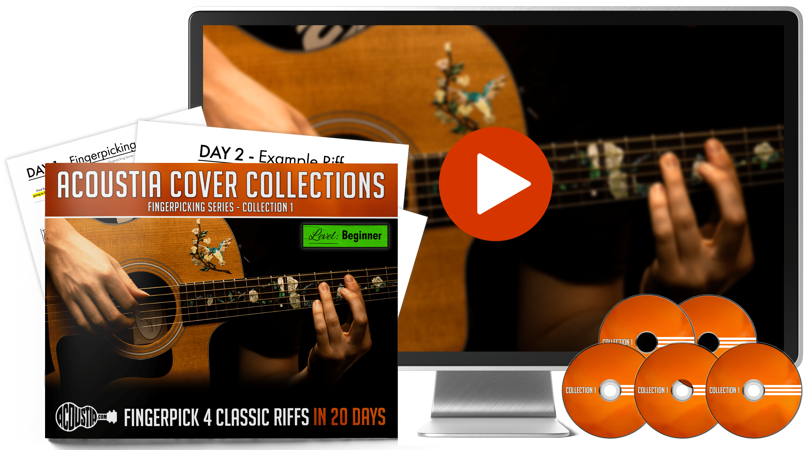 Acoustia Cover Collections • Fingerpicking Collection 1 • Fingerpick 4